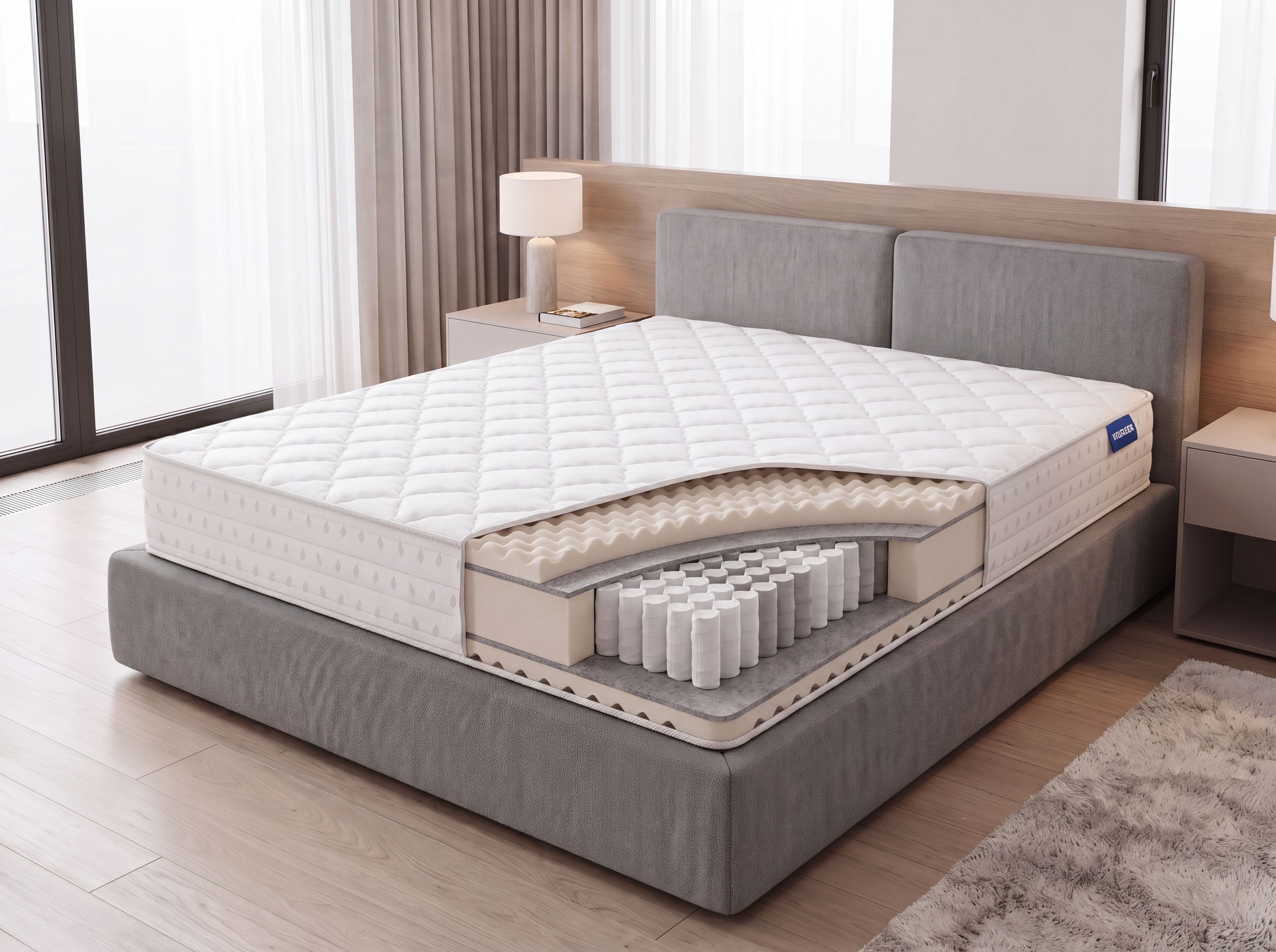 Пружинный ортопедический двухсторонний матрас  Vitaflex Balance Classic