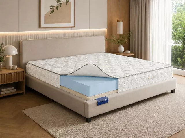 Беспружинный латексный матрас VitaFlex Light Easy Max серии Foam
