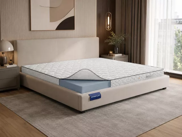 Беспружинный анатомический матрас жесткий Vitaflex Standart Foam серии Foam