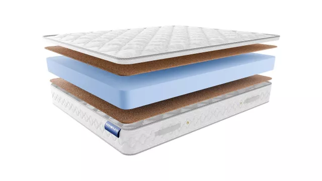Беспружинный анатомический матрас из кокосовой койры жесткий Vitaflex Standart Double Hard серии Foam — дополнительное фото