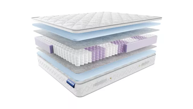 Пружинный анатомический матрас из кокосовой койры средней жесткости Vitaflex Foam-Middle S500 серии Classic — дополнительное фото