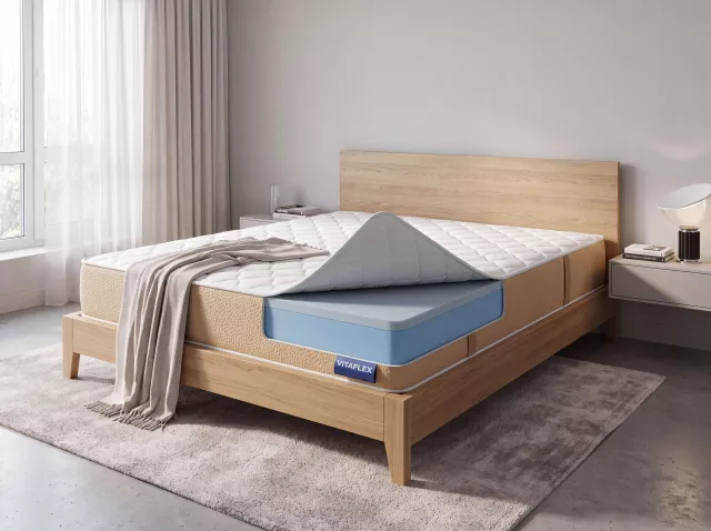 Беспружинный ортопедический двухсторонний матрас Vitaflex SleepFlow Comfort Roll