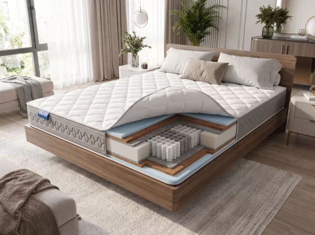 Пружинный ортопедический двухсторонний матрас Vitaflex SleepFlow BlissBase