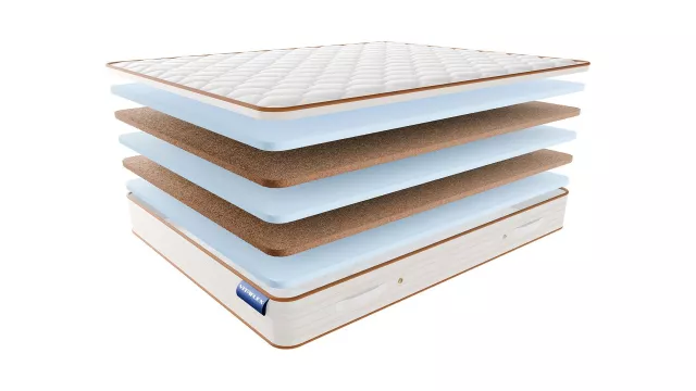 Беспружинный анатомический матрас из кокосовой койры жесткий Vitaflex Foam-Hard Mini серии Mix — дополнительное фото